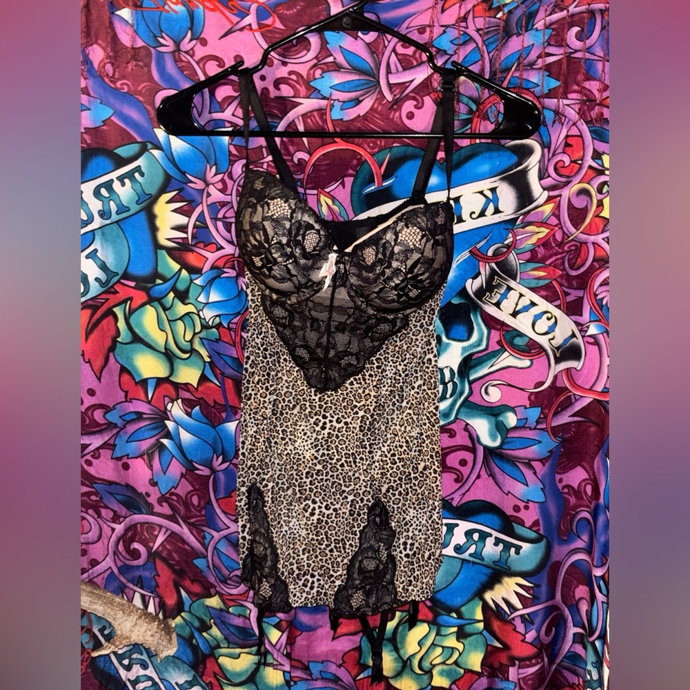 Y2K Mcbling Cheetah Victoria Secret Tank Top